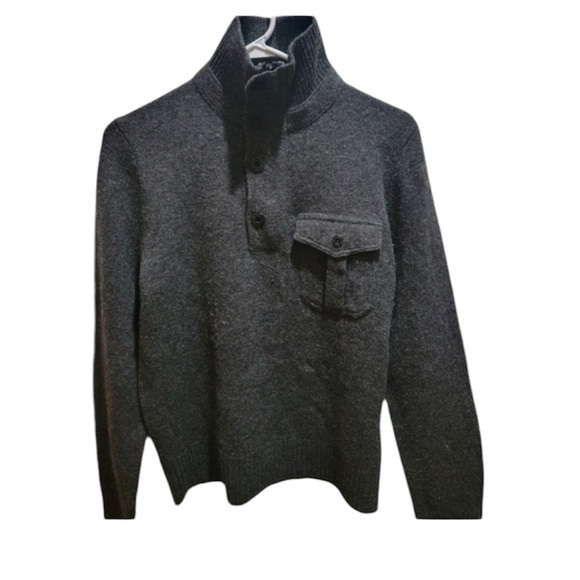 Vintage Ralph Lauren RLX mens size largegray 100% lambs wool half butt…